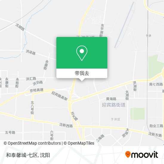 和泰馨城-七区地图