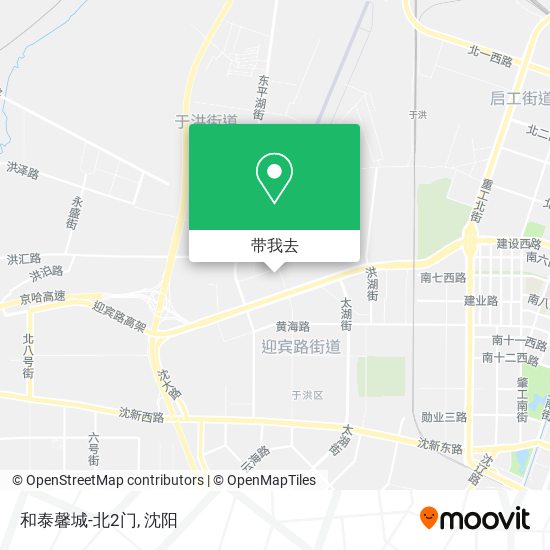 和泰馨城-北2门地图
