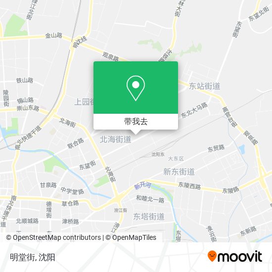 明堂街地图