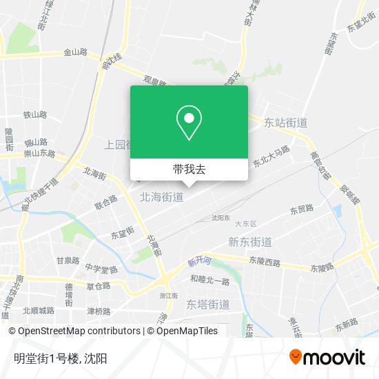 明堂街1号楼地图