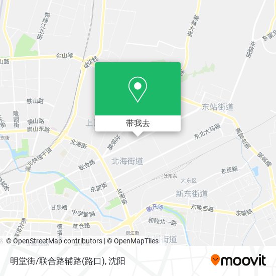 明堂街/联合路辅路(路口)地图