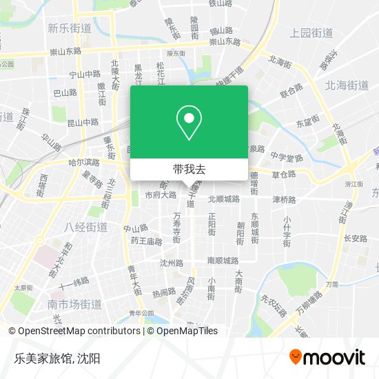 乐美家旅馆地图