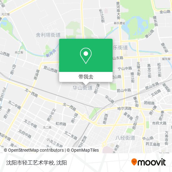 沈阳市轻工艺术学校地图