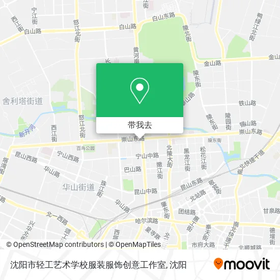 沈阳市轻工艺术学校服装服饰创意工作室地图
