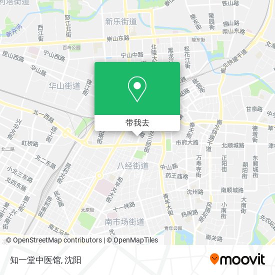 知一堂中医馆地图