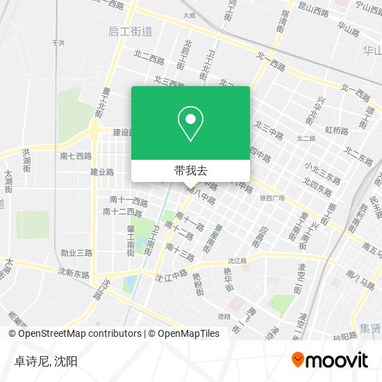 卓诗尼地图