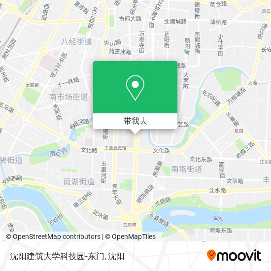 沈阳建筑大学科技园-东门地图