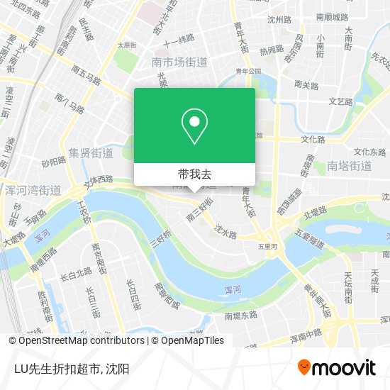 LU先生折扣超市地图