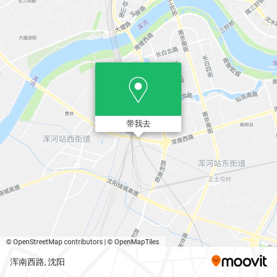 浑南西路地图