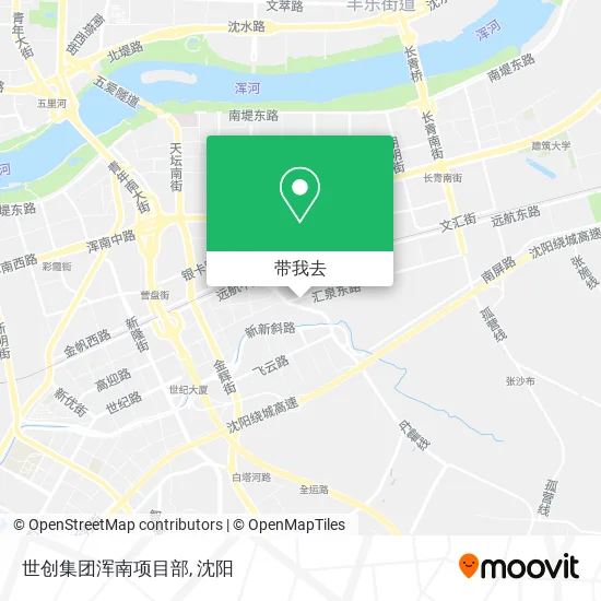 世创集团浑南项目部地图