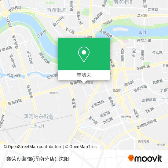 鑫荣创装饰(浑南分店)地图