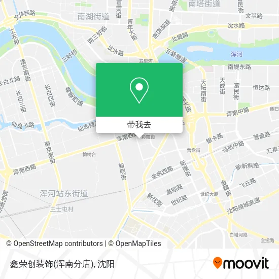 鑫荣创装饰(浑南分店)地图