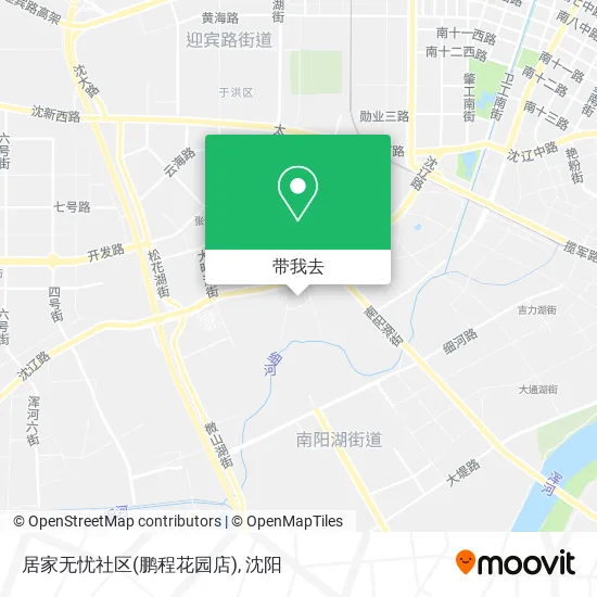 居家无忧社区(鹏程花园店)地图