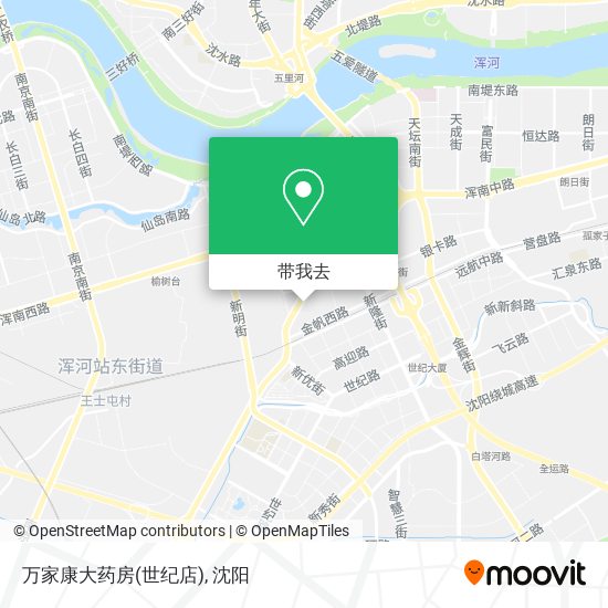 万家康大药房(世纪店)地图