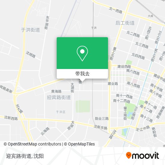 迎宾路街道地图