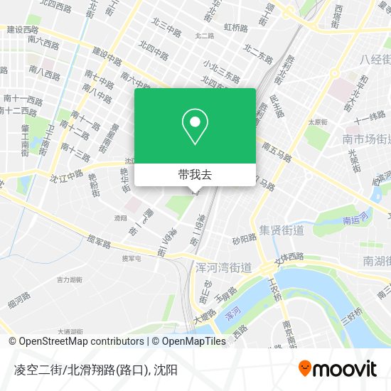 凌空二街/北滑翔路(路口)地图