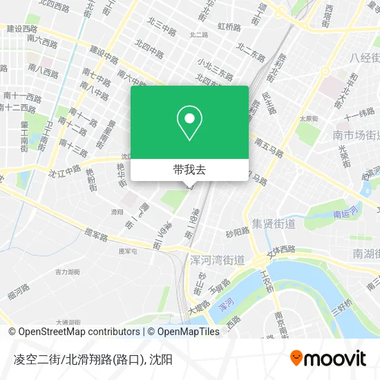 凌空二街/北滑翔路(路口)地图