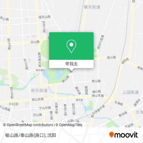 银山路/泰山路(路口)地图