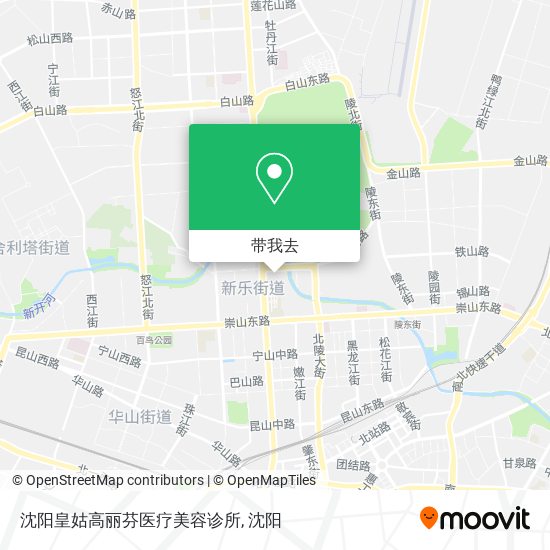 沈阳皇姑高丽芬医疗美容诊所地图