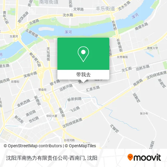 沈阳浑南热力有限责任公司-西南门地图