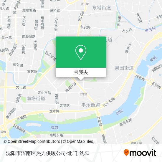 沈阳市浑南区热力供暖公司-北门地图