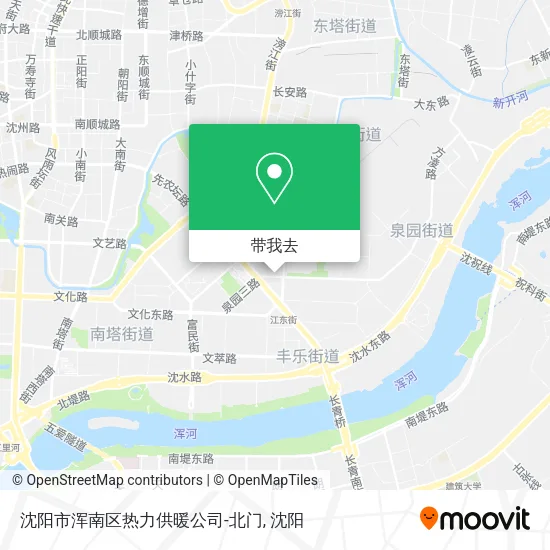 沈阳市浑南区热力供暖公司-北门地图