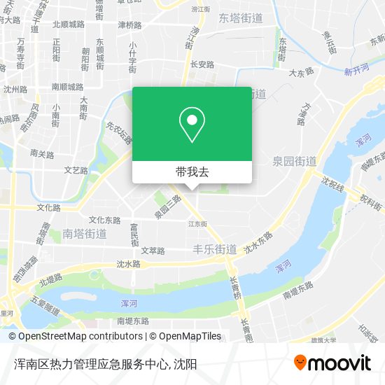 浑南区热力管理应急服务中心地图