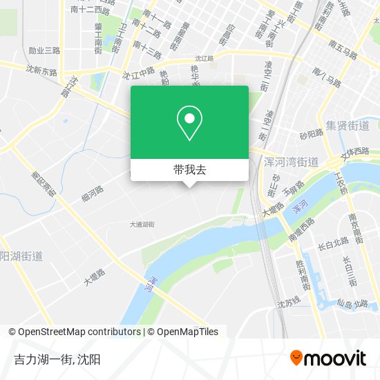 吉力湖一街地图