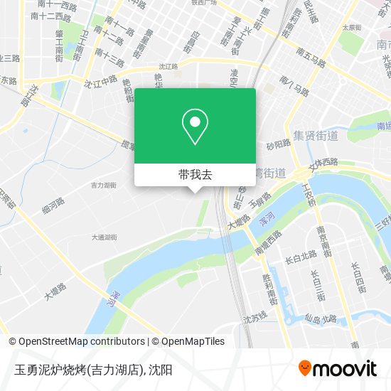 玉勇泥炉烧烤(吉力湖店)地图