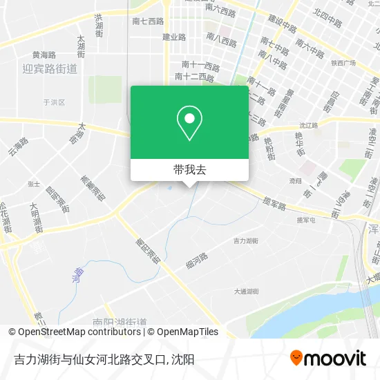 吉力湖街与仙女河北路交叉口地图