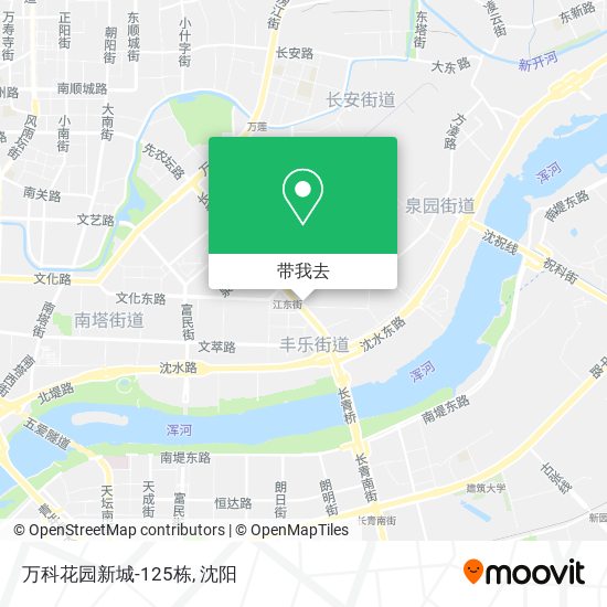 万科花园新城-125栋地图