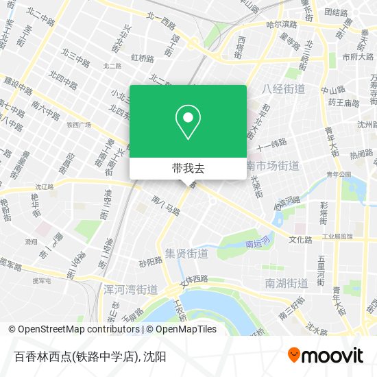 百香林西点(铁路中学店)地图