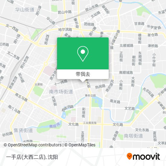 一手店(大西二店)地图