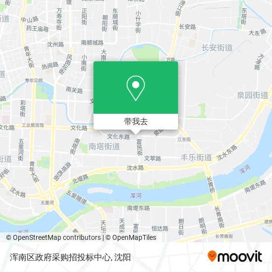 浑南区政府采购招投标中心地图