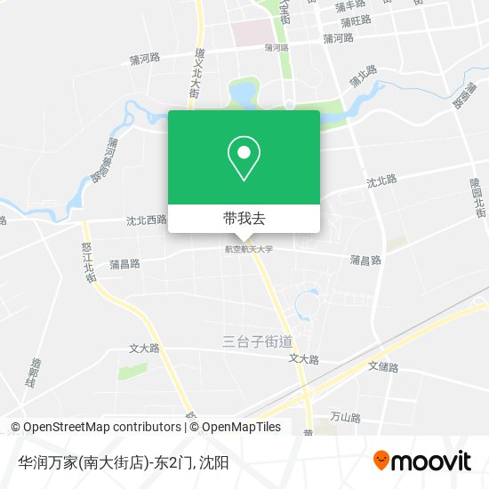 华润万家(南大街店)-东2门地图