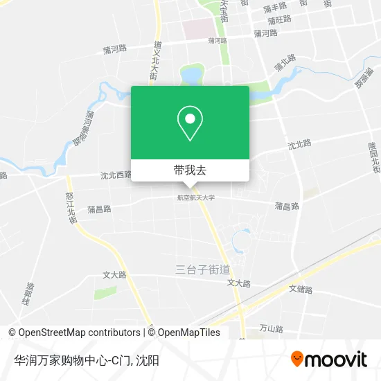 华润万家购物中心-C门地图