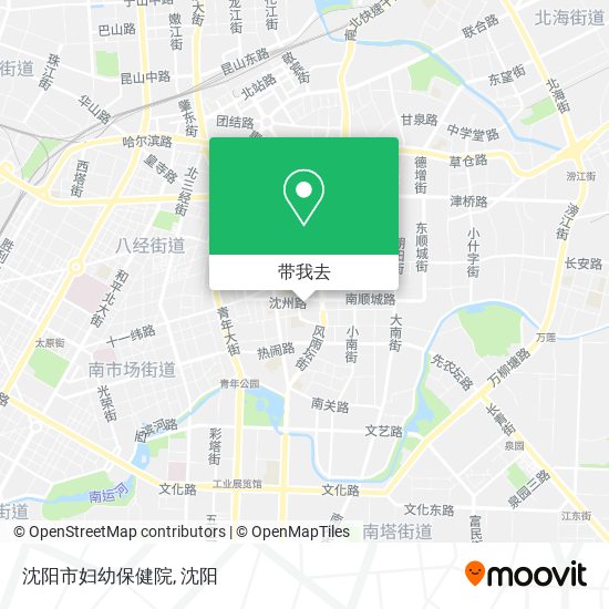 沈阳市妇幼保健院地图