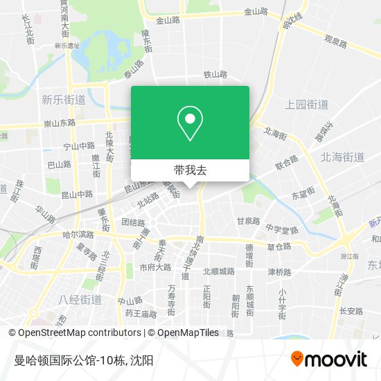 曼哈顿国际公馆-10栋地图