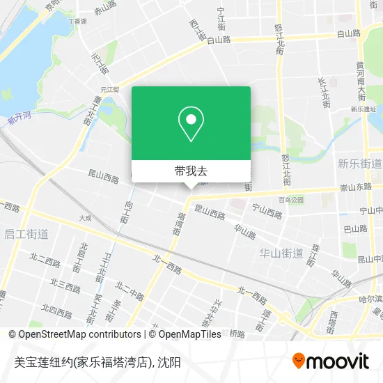 美宝莲纽约(家乐福塔湾店)地图