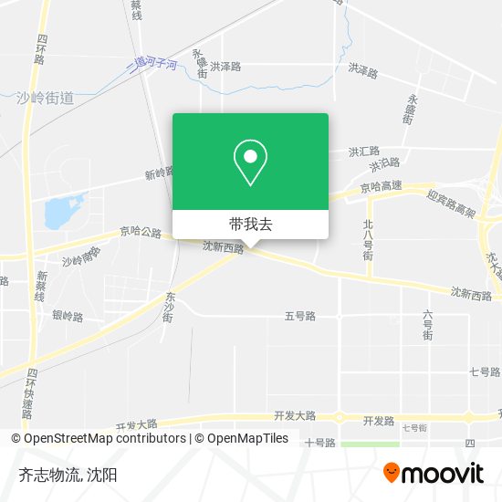 齐志物流地图