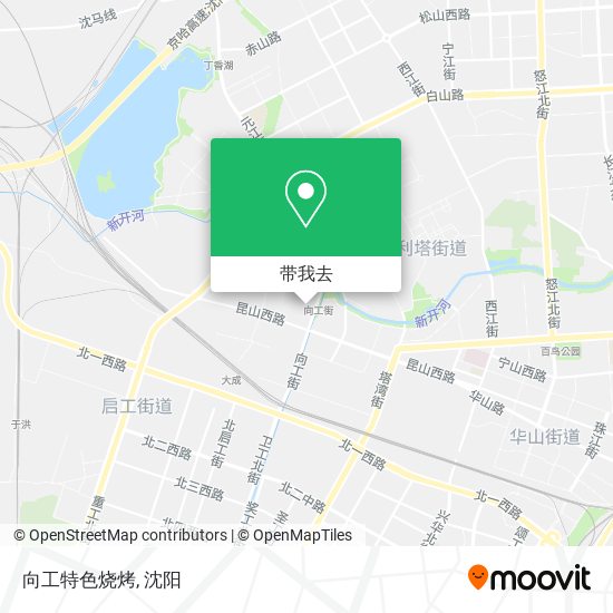 向工特色烧烤地图