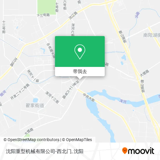 沈阳重型机械有限公司-西北门地图