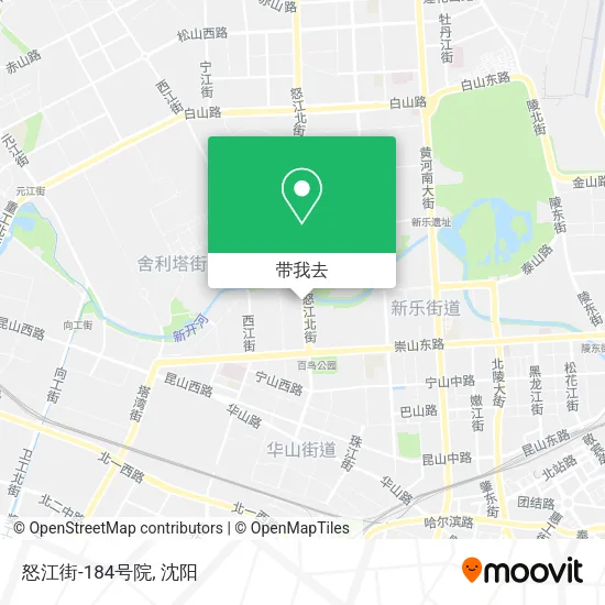 怒江街-184号院地图