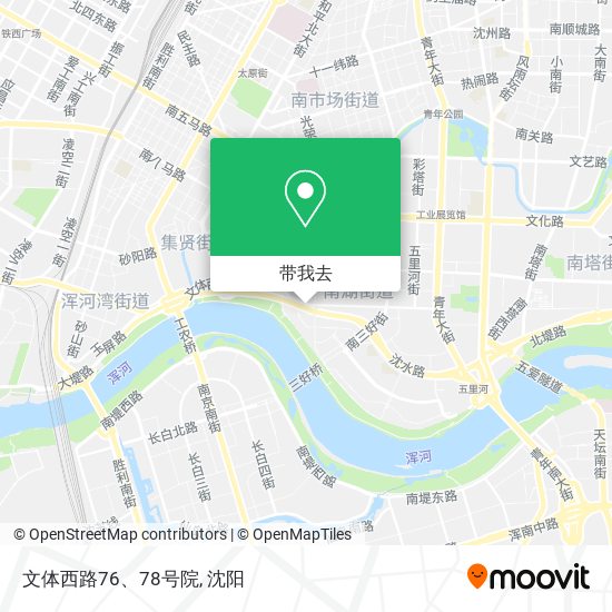 文体西路76、78号院地图