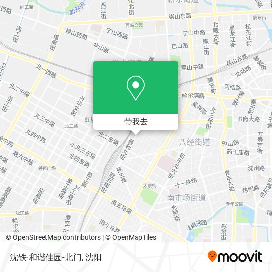 沈铁·和谐佳园-北门地图