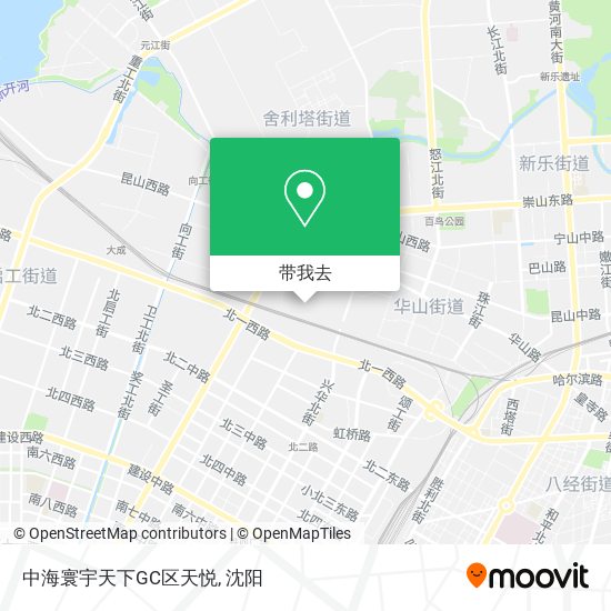 中海寰宇天下GC区天悦地图