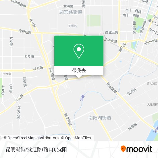 昆明湖街/沈辽路(路口)地图
