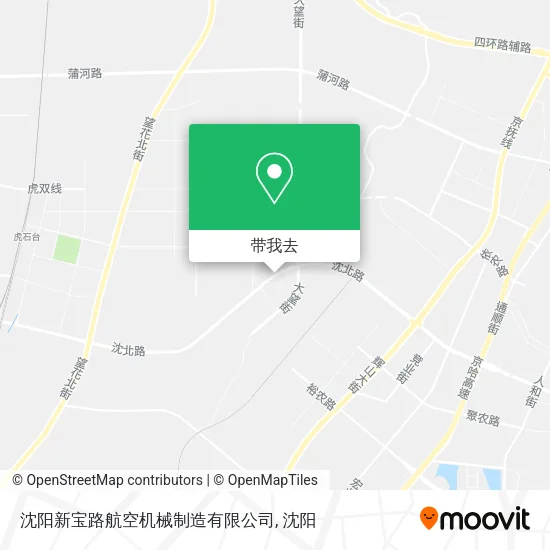 沈阳新宝路航空机械制造有限公司地图