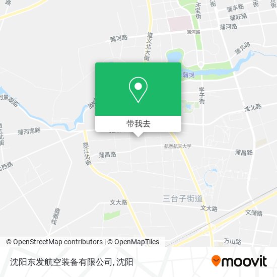 沈阳东发航空装备有限公司地图