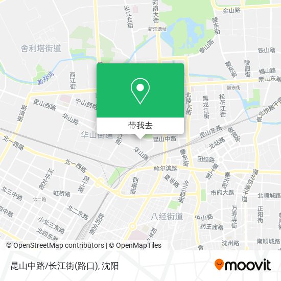 昆山中路/长江街(路口)地图